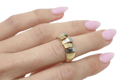 14K Two-tone Ring - Sell Gold NYC