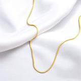 14K Gold Snake Chain Necklace