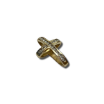 14K Gold Cross Pendant with Diamonds