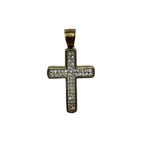 14K Gold Cross Pendant