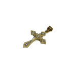 14K Gold Filigree Cross Pendant
