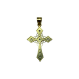 14K Gold Filigree Cross Pendant