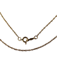 14K Solid Gold Rope Chain Necklace