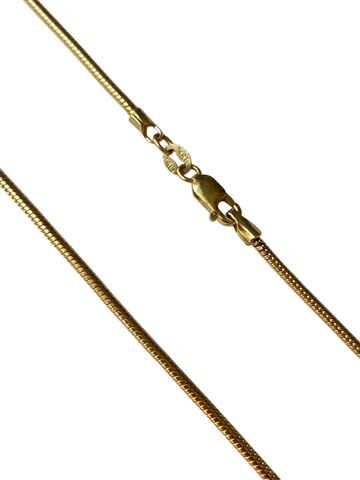 14K Gold Snake Chain Necklace
