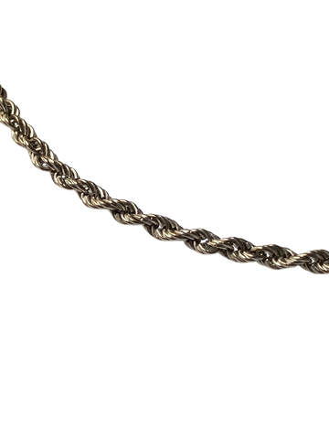 14K White Gold Rope Chain Necklace