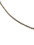 14K White Gold Rope Chain