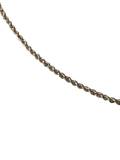 14K White Gold Rope Chain