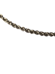 14K White Gold Rope Chain