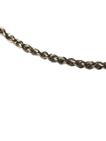 14K White Gold Rope Chain