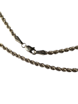 14K White Gold Rope Chain