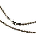 14K White Gold Rope Chain
