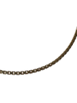 14K Gold Box Chain Necklace