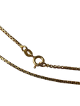 14K Gold Box Chain Necklace