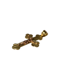 14K Two-Tone Gold Crucifix Pendant