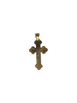 14K Two-Tone Gold Crucifix Pendant