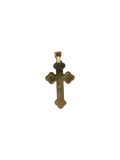 14K Two-Tone Gold Crucifix Pendant