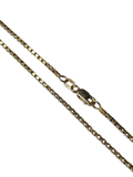 14K Gold Box Chain Necklace