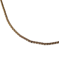 14K Gold Box Chain Necklace