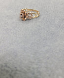 14K Two-tone Pattern Rose Ring - Sell Gold NYC