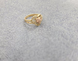 14K Two-tone Hearts Ring - Sell Gold NYC