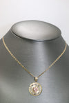 Tri-tone Circular 14kt Pendant - Sell Gold NYC