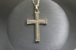 Yellow Gold Encrusted Large Cross 14kt Pendant - Sell Gold NYC