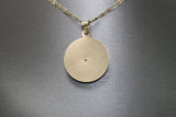 Tri-tone Jesus Medal 14kt Pendant - Sell Gold NYC