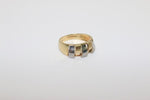 14K Two-tone Ring - Sell Gold NYC